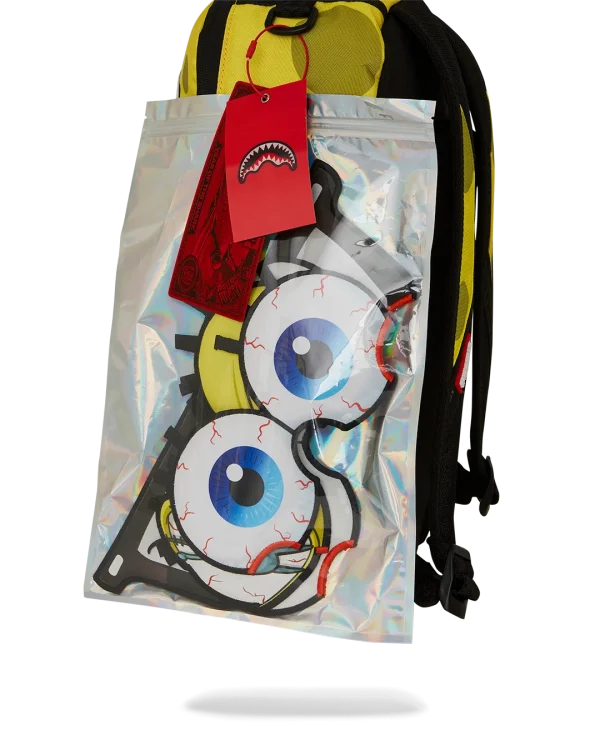 SPONGEBOB EYE POP REMOVABLE EYES BACKPACK