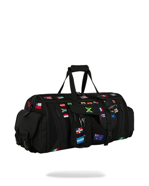 JAMES FIRST CLASS GLOBAL FLAGS SPECIAL OPS DUFFLE