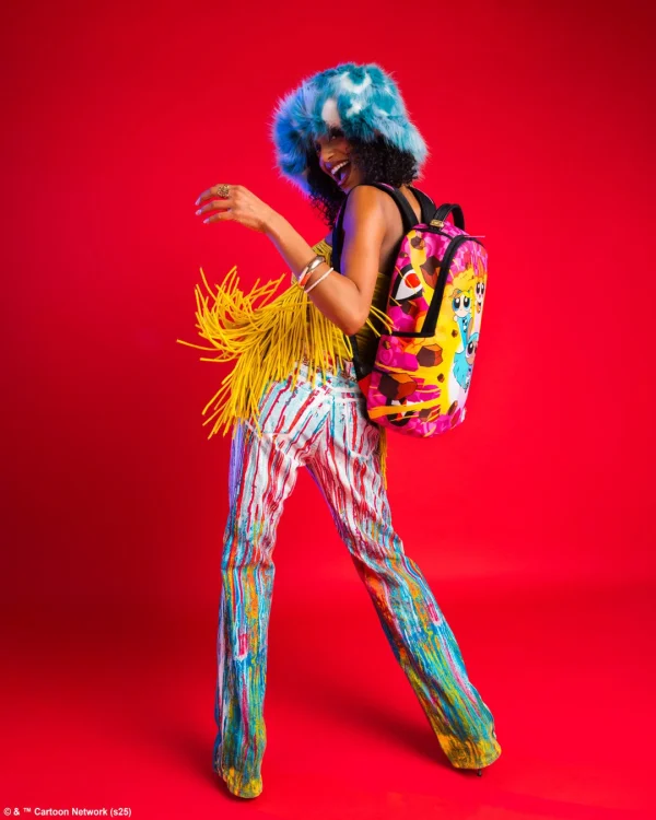 POWERPUFF BUSTIN THRU DLXSV BACKPACK
