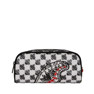 SCRIBBLE DRIBBLE CHECK POUCH