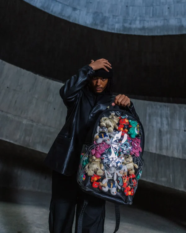 LEGIT BEARS STUFFED IN THIS BAG BACKPACK