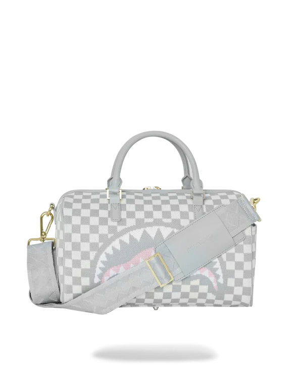 KNIT SHARKS IN PARIS IN CREAM MINI DUFFLE