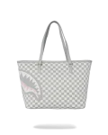 KNIT SHARKS IN PARIS IN CREAM TOTE
