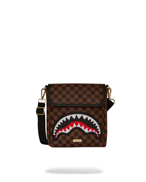 SAWTOOTH SHARKS IN PARIS MESSENGER SLING