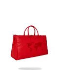 JAMES FIRST CLASS RUBY RED PYRAMID LARGE DUFFLE