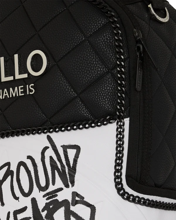 HELLO MY NAME IS 15 YEARS QUILTED BACKPACK (SUPER RARE)