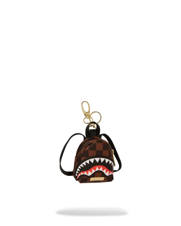 SAWTOOTH SHARKS IN PARIS BACKPACK KEYCHAIN