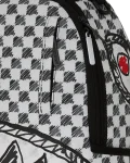 SCRIBBLE DRIBBLE CHECK BACKPACK
