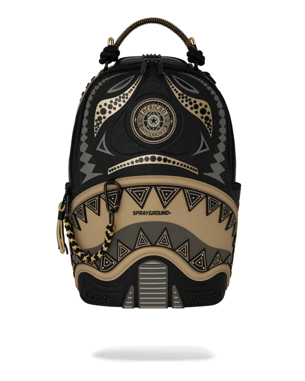A.I. AFRICAN INTELLIGENCE SHARKS OF THE GOLD OCEAN BACKPACK - SANDFLOWER COLLAB