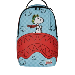 SNOOPY PILOT SHARK DLXSV BACKPACK