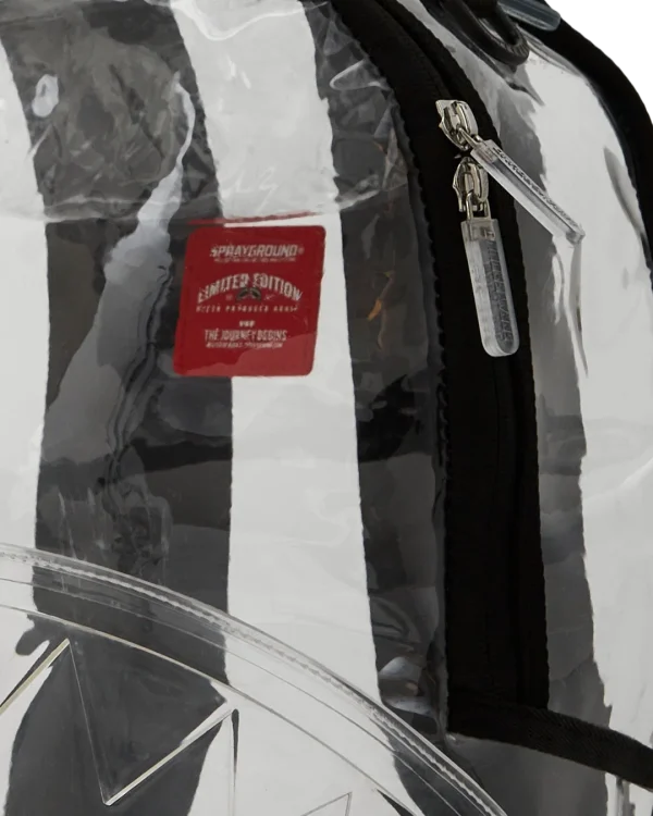 100% CLEAR BACKPACK - SHARK CENTRAL