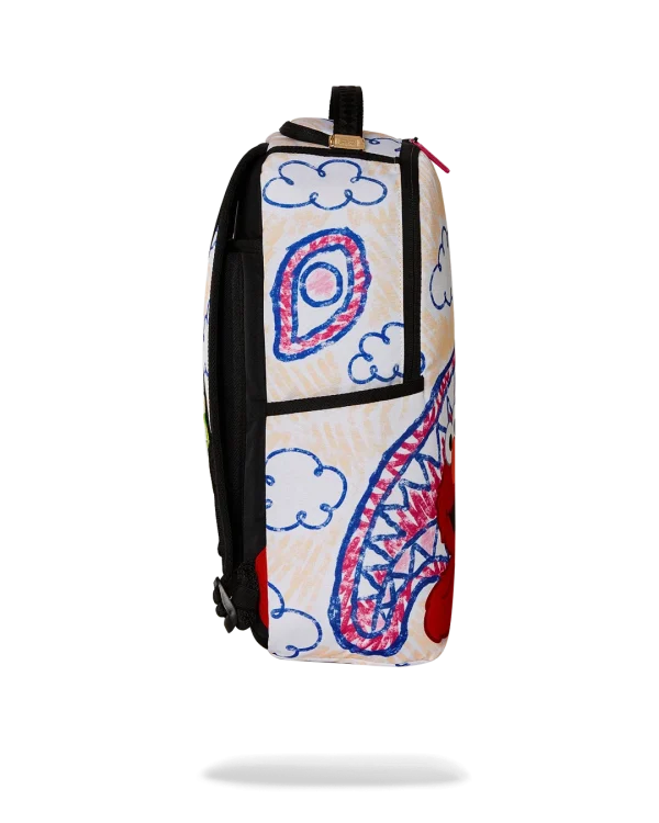 ELMO'S WORLD SHARK SKETCH BACKPACK
