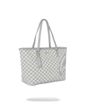 KNIT SHARKS IN PARIS IN CREAM TOTE