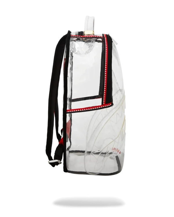 100% CLEAR BACKPACK SHARK