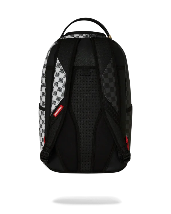 SCRIBBLE DRIBBLE CHECK BACKPACK