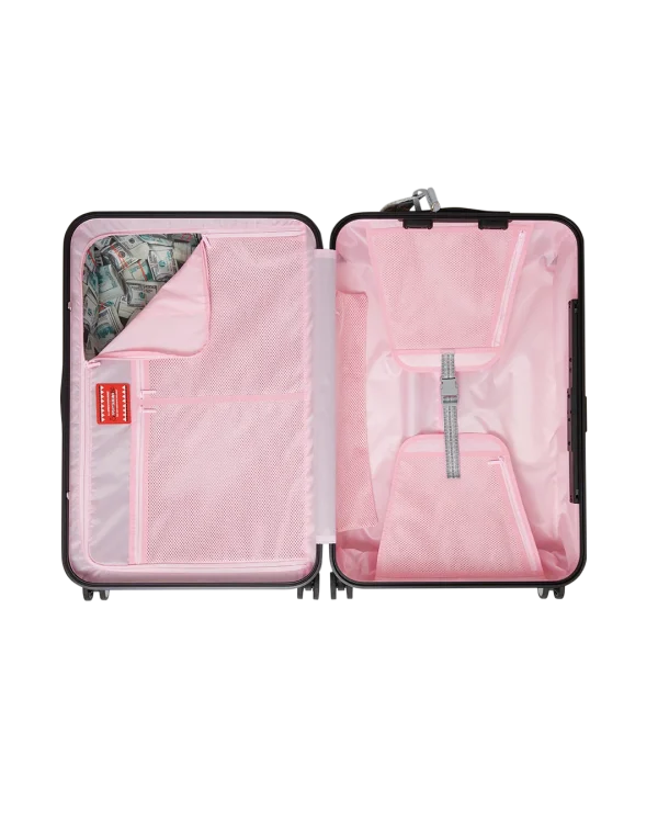 A.I. AFRICAN INTELLIGENCE ELEGANT ENERGY SHARKITECTURE FULL SIZE LUGGAGE - SANDFLOWER COLLAB