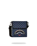 MIDNIGHT MAGIC SHARKS IN PARIS MESSENGER SLING BAG