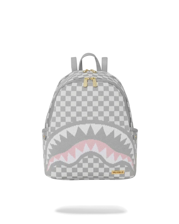 KNIT SHARKS IN PARIS IN CREAM SAVAGE BACKPACK