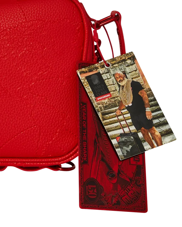 JAMES FIRST CLASS RUBY RED CROSSBODY