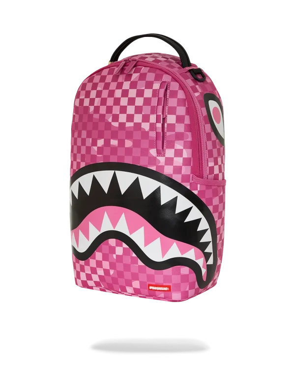 PINK CAMOCHECK BACKPACK