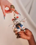 SPACED OUT BEAR KEYCHAIN
