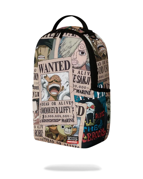 ONE PIECE WANTED SHARK POSTERS BACKPACK