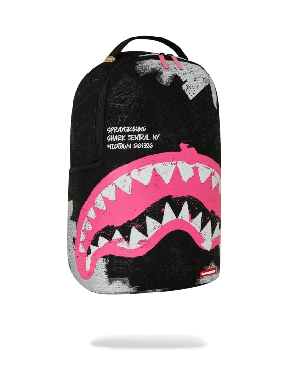 SHARK CENTRAL ACRYLIC ART DLX COTTON BACKPACK