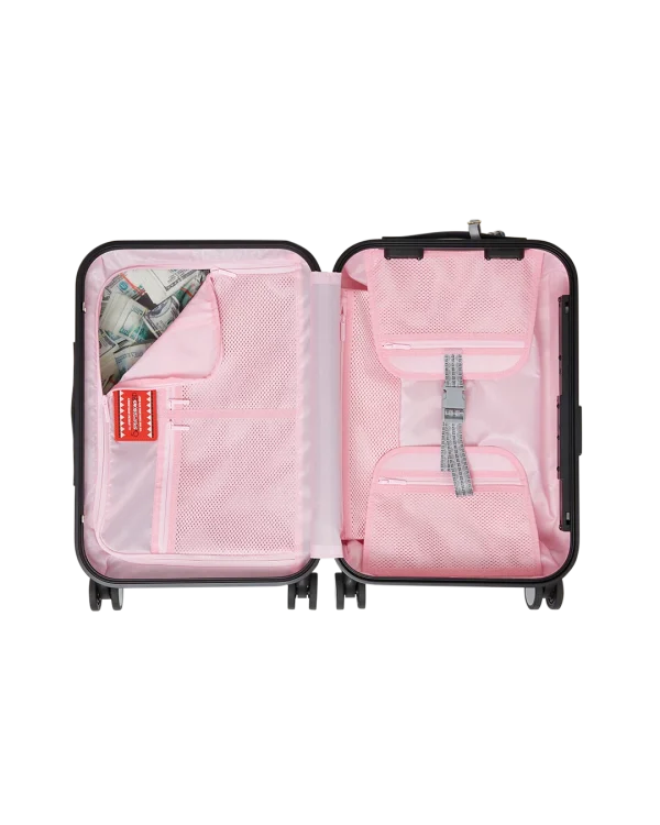 A.I. AFRICAN INTELLIGENCE ELEGANT ENERGY SHARKITECTURE CARRY-ON LUGGAGE - SANDFLOWER COLLAB
