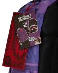 NOOO WAY!!! A REVERSIBLE BACKPACK - PURPLE VELOUR TO OG SHARKS IN PARIS BACKPACK