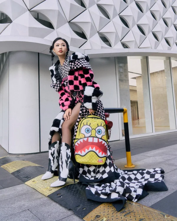 SPONGEBOB SQUARE CHECK FLEX DLXSV BACKPACK