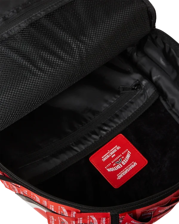 MADE OF WOVEN LABELS SHARK BACKPACK