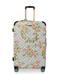 A.I. AFRICAN INTELLIGENCE ELEGANT ENERGY SHARKITECTURE FULL SIZE LUGGAGE - SANDFLOWER COLLAB