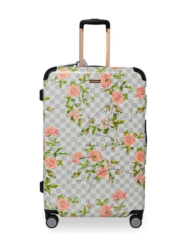 A.I. AFRICAN INTELLIGENCE ELEGANT ENERGY SHARKITECTURE FULL SIZE LUGGAGE - SANDFLOWER COLLAB