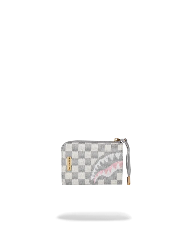 KNIT SHARKS IN PARIS IN CREAM WALLET
