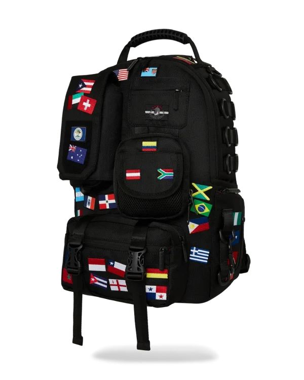 JAMES FIRST CLASS GLOBAL FLAGS SPECIAL OPS CARGO BACKPACK