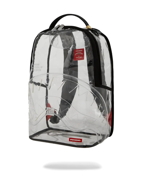 100% CLEAR BACKPACK - SHARK CENTRAL
