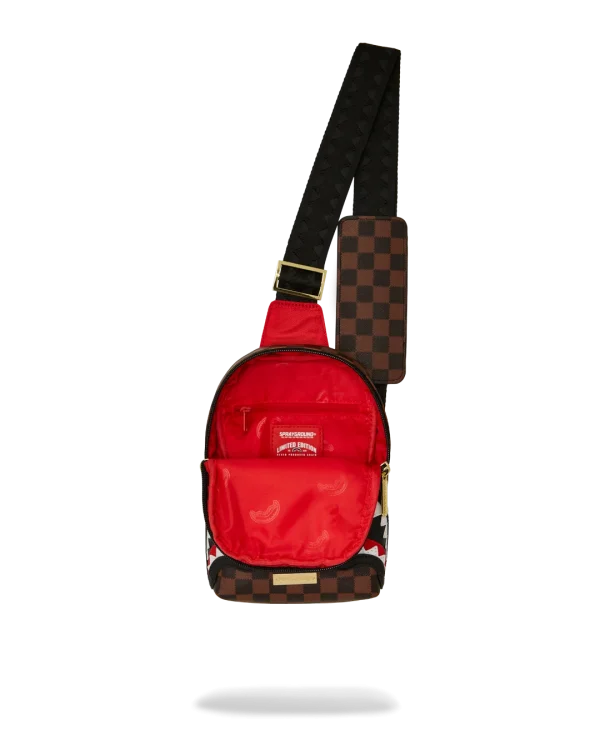 SAWTOOTH SHARKS IN PARIS ONE-STRAP SLING