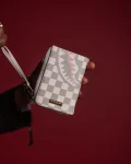 KNIT SHARKS IN PARIS IN CREAM WALLET