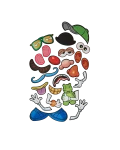 MR. POTATO HEAD VELCRO PATCH MIX-IT-UP DLXSV BACKPACK