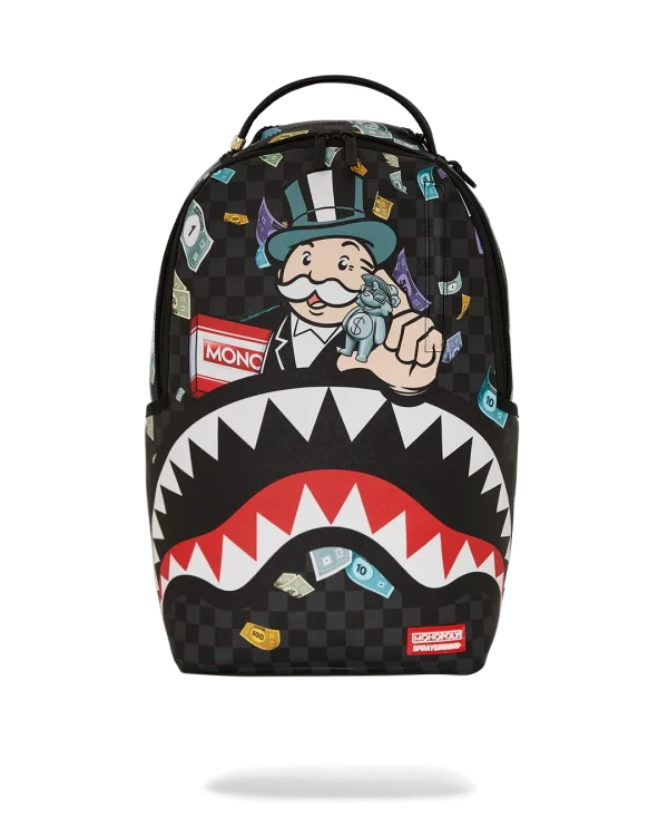MONOPOLY SHARK RICH BACKPACK