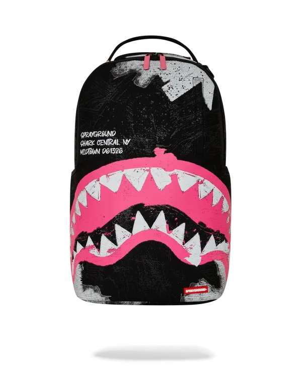SHARK CENTRAL ACRYLIC ART DLX COTTON BACKPACK