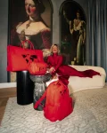 JAMES FIRST CLASS RUBY RED CHATEAU BACKPACK